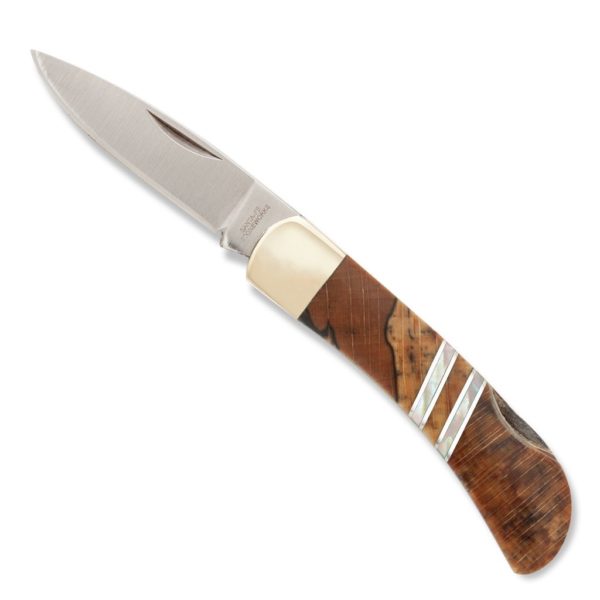 Spalted Beech 3” Lockback Knife: Double