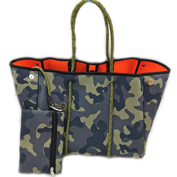 Solid Camo Tote