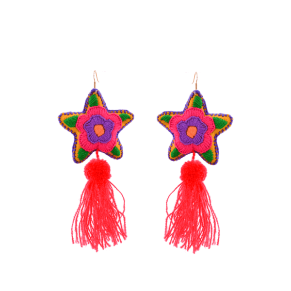 Star Tassel Earrings #4