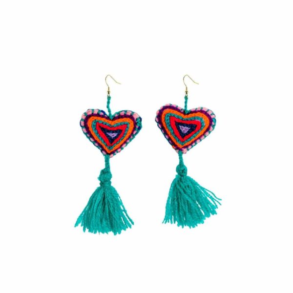 The Love-ly Large Earrings Teal