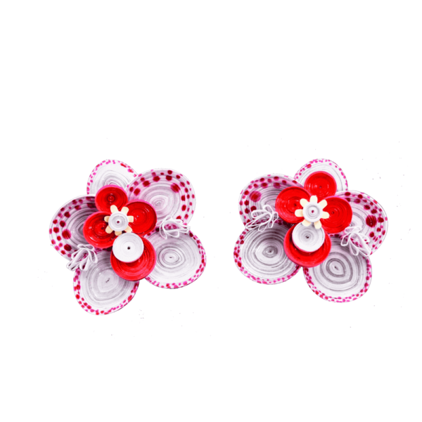 Wild Orchid Earrings Pink