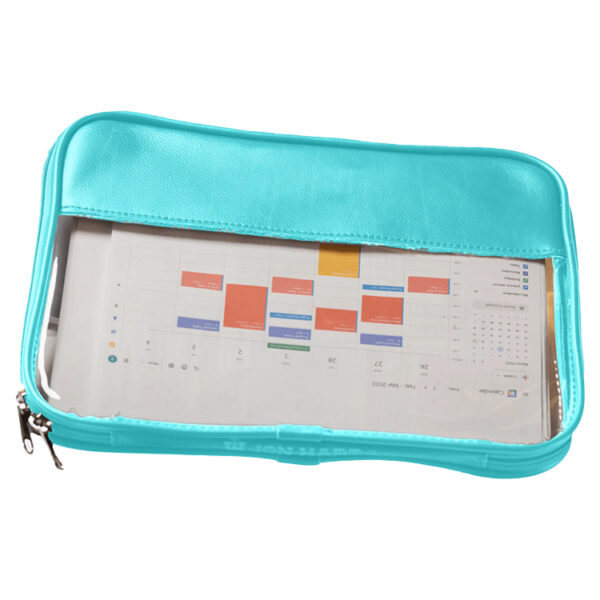 Leather Clear Folio